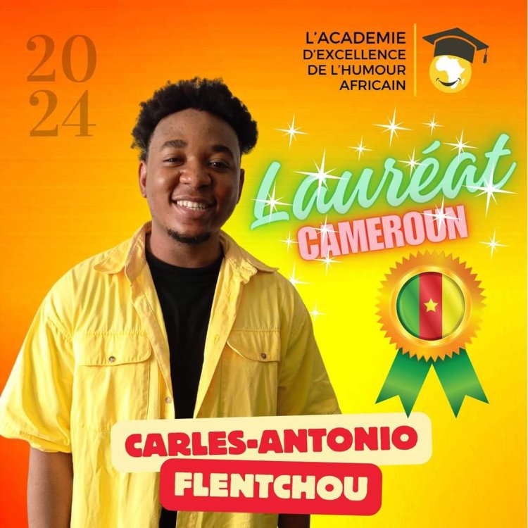 Carles Antonio, lauréat de l'Académie Dycoco 2024 : Le Cameroun brille sur la scène de l'humour africain