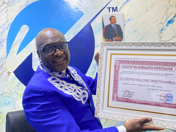 Sylvestre Magloire Tamo Tchuimbou : Lauréat du Prix d'Excellence Africaine du Leadership en Entrepreneuriat