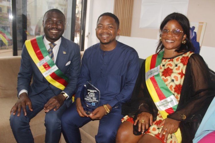 Ibrahim Yiche Honoré aux Cameroon Youths Awards 2024