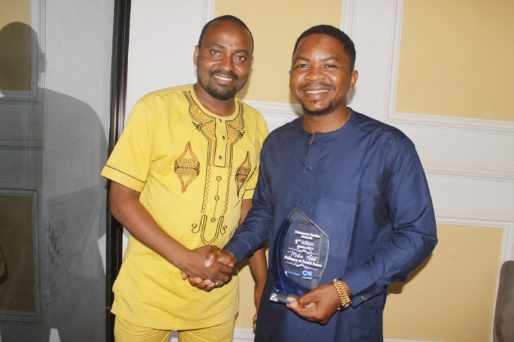 Ibrahim Yiche Honoré aux Cameroon Youths Awards 2024