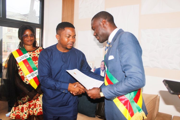 Ibrahim Yiche Honoré aux Cameroon Youths Awards 2024