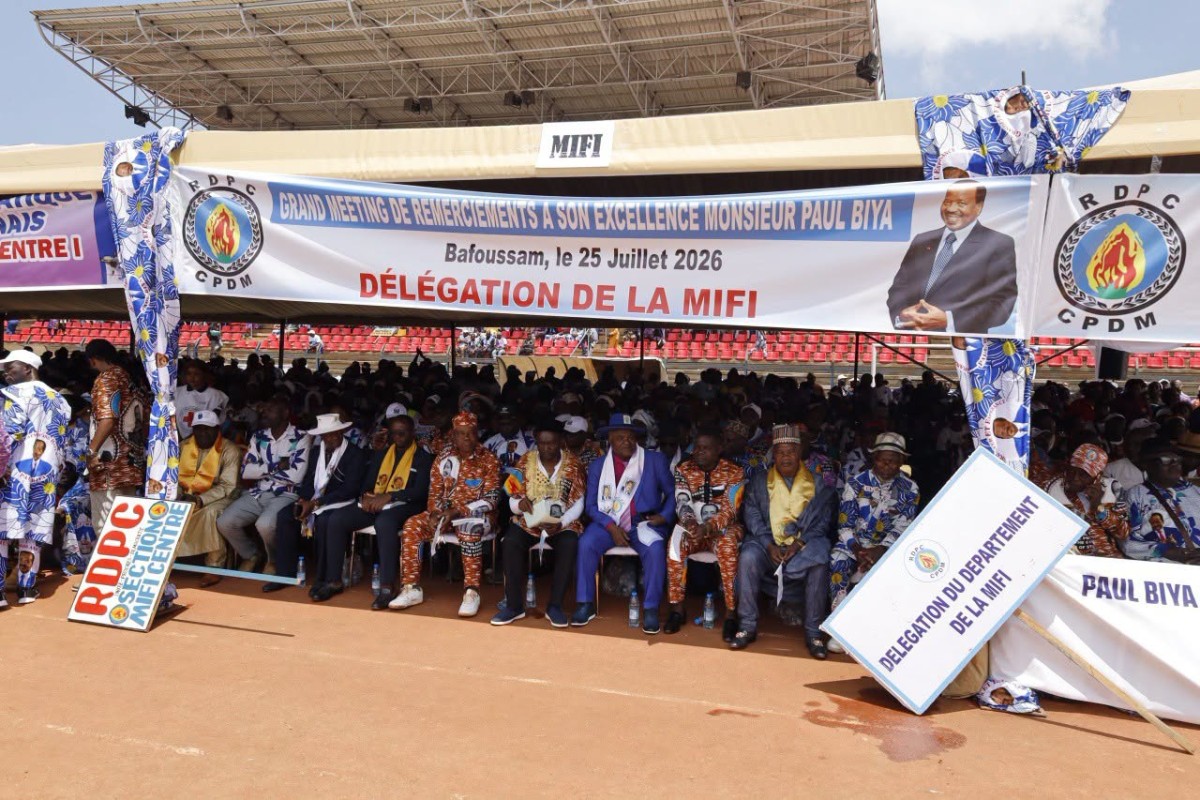 RDPC à l'Ouest : Giga meeting de soutien à Bafoussam
